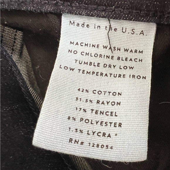 AYR Skinny Flare Dark Blue Jeans - Picture 6 of 7